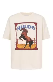 Хлопковая футболка Rhude