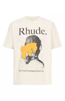 Хлопковая футболка Rhude