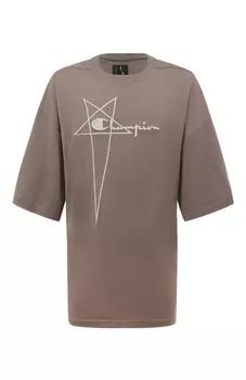 Хлопковая футболка Rick Owens x Champion Rick Owens