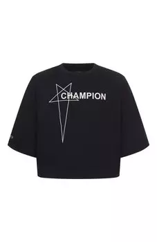 Хлопковая футболка Rick Owens x Champion Rick Owens