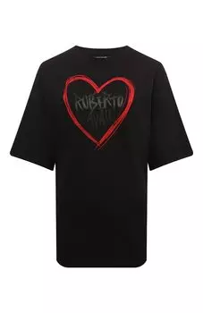 Хлопковая футболка Roberto Cavalli