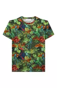 Хлопковая футболка Roberto Cavalli