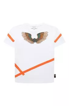 Хлопковая футболка Roberto Cavalli