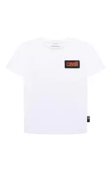 Хлопковая футболка Roberto Cavalli