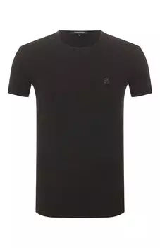 Хлопковая футболка с круглым вырезом Zegna