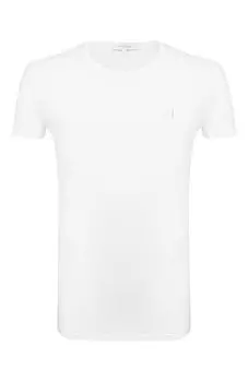 Хлопковая футболка с круглым вырезом Zegna