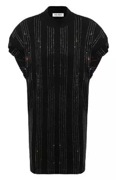 Футболка с отделкой стразами The Attico