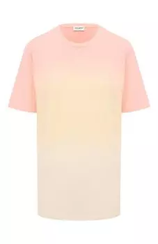 Хлопковая футболка Saint Laurent