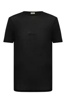 Хлопковая футболка Saint Laurent