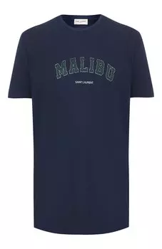 Хлопковая футболка Saint Laurent