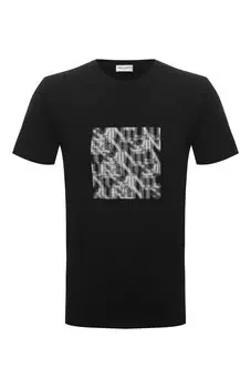 Хлопковая футболка Saint Laurent