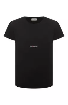 Хлопковая футболка Saint Laurent