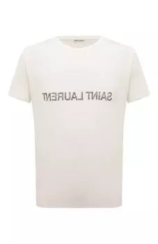 Хлопковая футболка Saint Laurent
