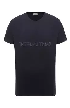 Хлопковая футболка Saint Laurent