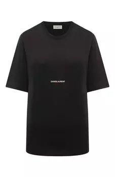 Хлопковая футболка Saint Laurent