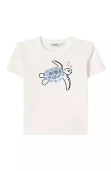 Хлопковая футболка Sanetta