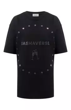 Хлопковая футболка Sashaverse