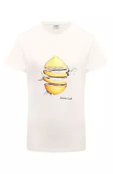 Хлопковая футболка Seven Lab