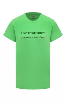 Хлопковая футболка Seven Lab