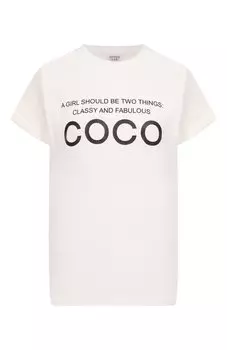 Хлопковая футболка Seven Lab