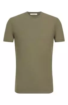 Хлопковая футболка Slowear