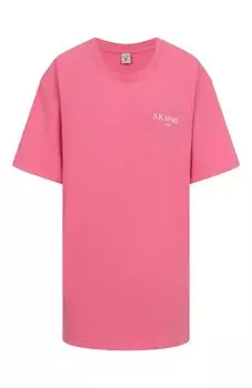 Хлопковая футболка Sporty and Rich