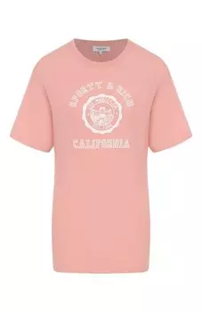 Хлопковая футболка Sporty and Rich