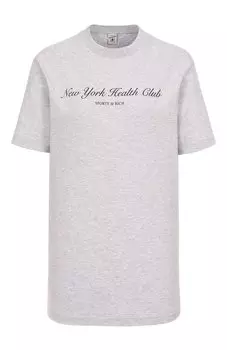 Хлопковая футболка Sporty and Rich