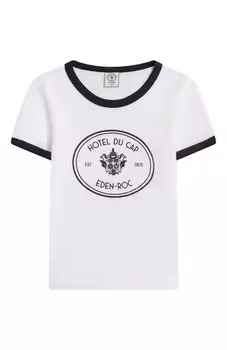 Хлопковая футболка Sporty and Rich