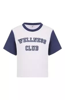 Хлопковая футболка Sporty and Rich