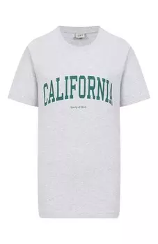 Хлопковая футболка Sporty and Rich