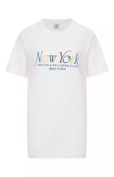 Хлопковая футболка Sporty and Rich