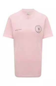 Хлопковая футболка Sporty&Rich