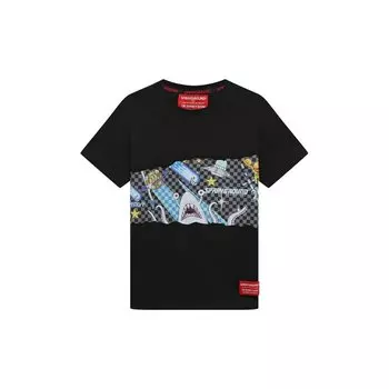 Хлопковая футболка Sprayground