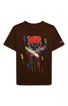 Хлопковая футболка Sprayground