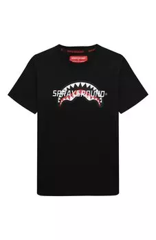 Хлопковая футболка Sprayground