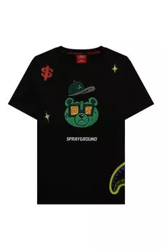 Хлопковая футболка Sprayground