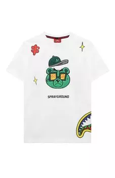 Хлопковая футболка Sprayground