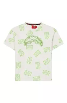 Хлопковая футболка Sprayground