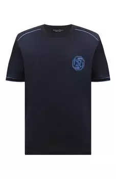 Хлопковая футболка Stefano Ricci