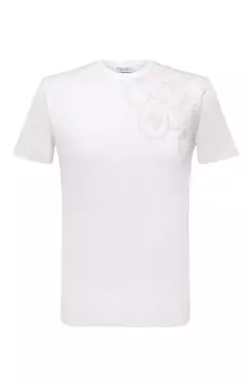 Хлопковая футболка Stefano Ricci