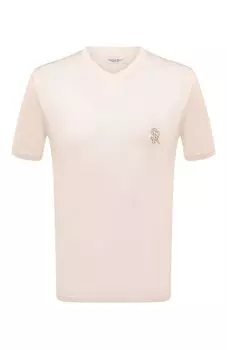 Хлопковая футболка Stefano Ricci