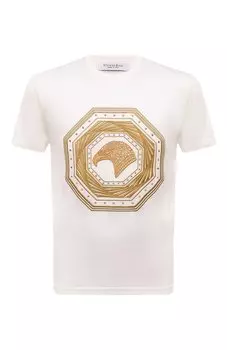 Хлопковая футболка Stefano Ricci