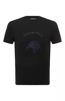 Хлопковая футболка Stefano Ricci