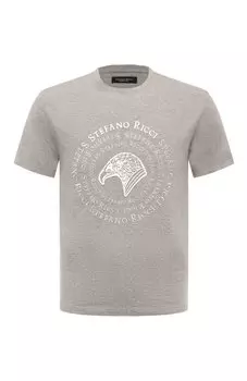 Хлопковая футболка Stefano Ricci