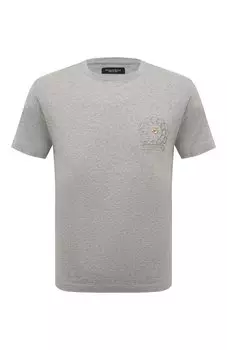 Хлопковая футболка Stefano Ricci