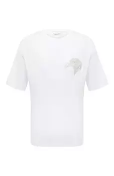 Хлопковая футболка Stefano Ricci