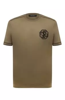 Хлопковая футболка Stefano Ricci