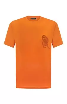 Хлопковая футболка Stefano Ricci