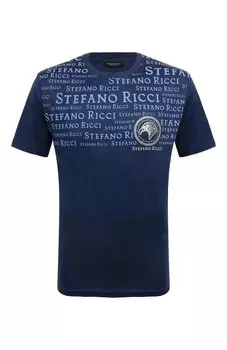 Хлопковая футболка Stefano Ricci